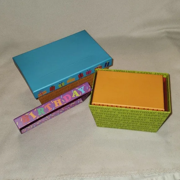 Colorful Nesting Happy Birthday Boxes (5) - Picture 6 of 8